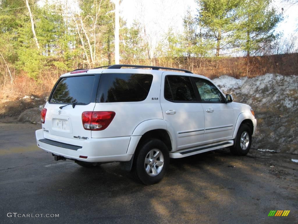 2006 Sequoia SR5 4WD - Natural White / Light Charcoal photo #12