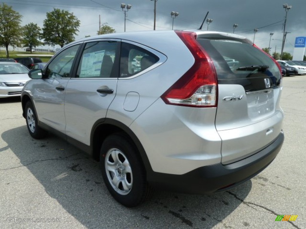 2012 CR-V LX 4WD - Alabaster Silver Metallic / Gray photo #2