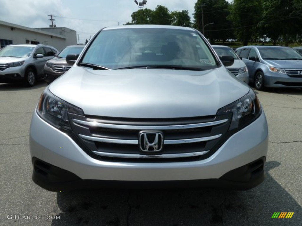 2012 CR-V LX 4WD - Alabaster Silver Metallic / Gray photo #7