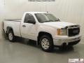 Summit White - Sierra 1500 SLE Regular Cab Photo No. 3