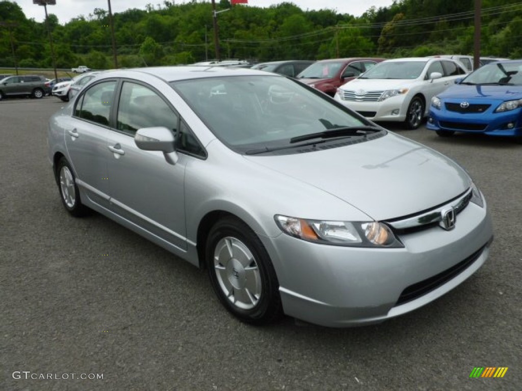 Alabaster Silver Metallic 2006 Honda Civic Hybrid Sedan Exterior Photo #66525033