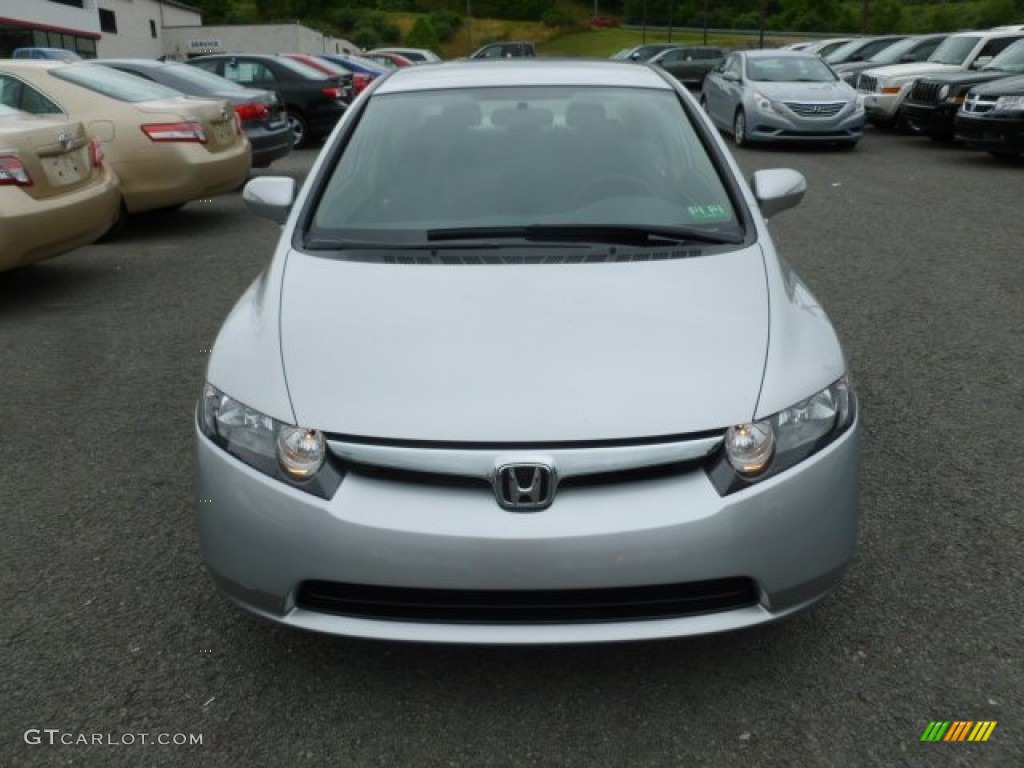 2006 Civic Hybrid Sedan - Alabaster Silver Metallic / Blue photo #2