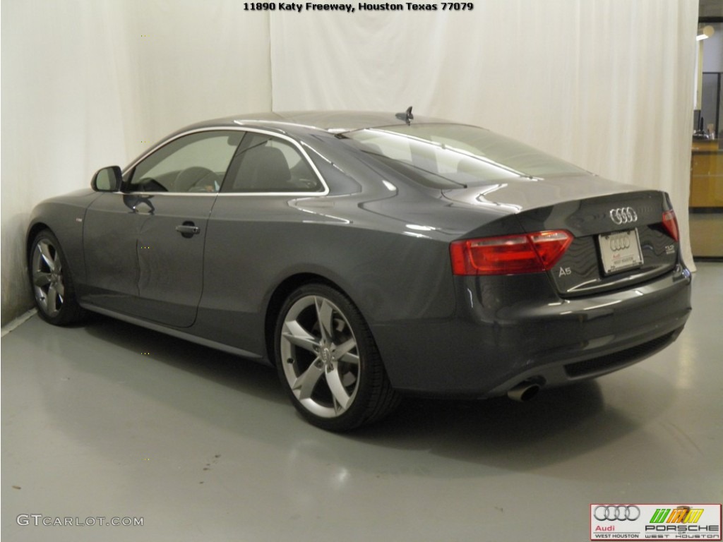 2009 A5 3.2 quattro S Line Coupe - Meteor Grey Pearl / Black photo #22