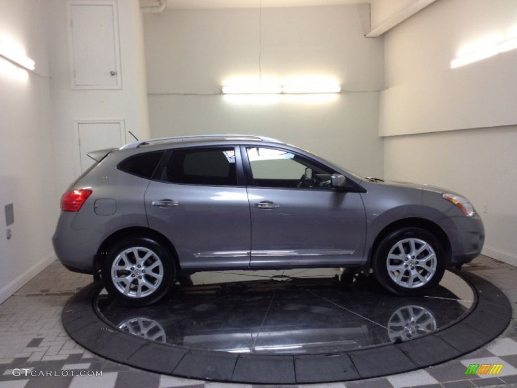 2011 Rogue SL AWD - Platinum Graphite / Black photo #3