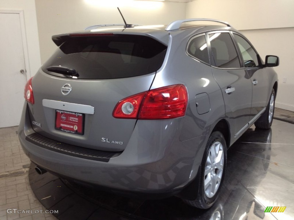2011 Rogue SL AWD - Platinum Graphite / Black photo #5