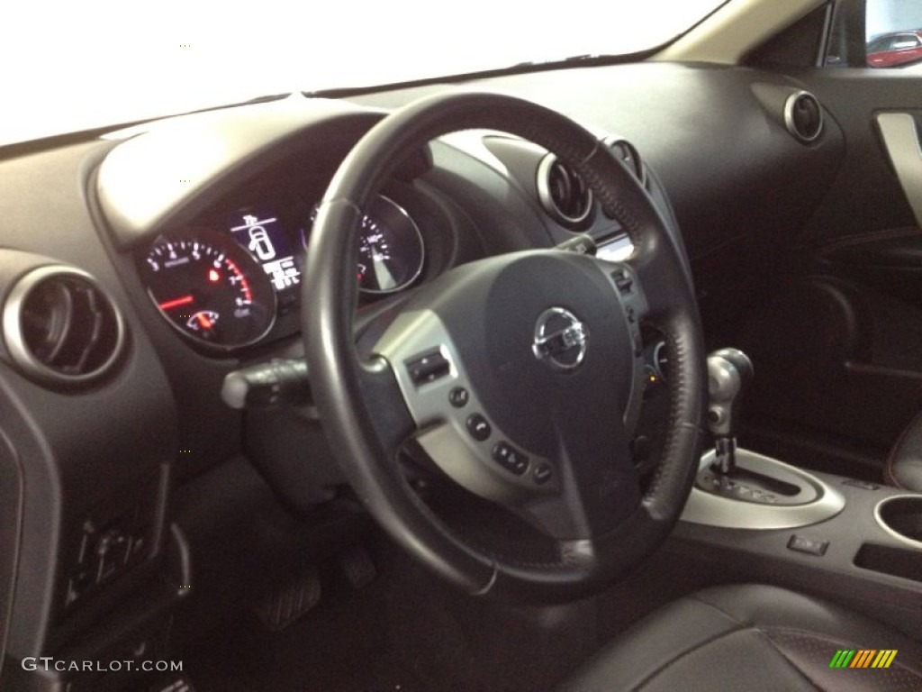 2011 Rogue SL AWD - Platinum Graphite / Black photo #14