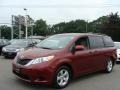 2011 Salsa Red Pearl Toyota Sienna LE  photo #3