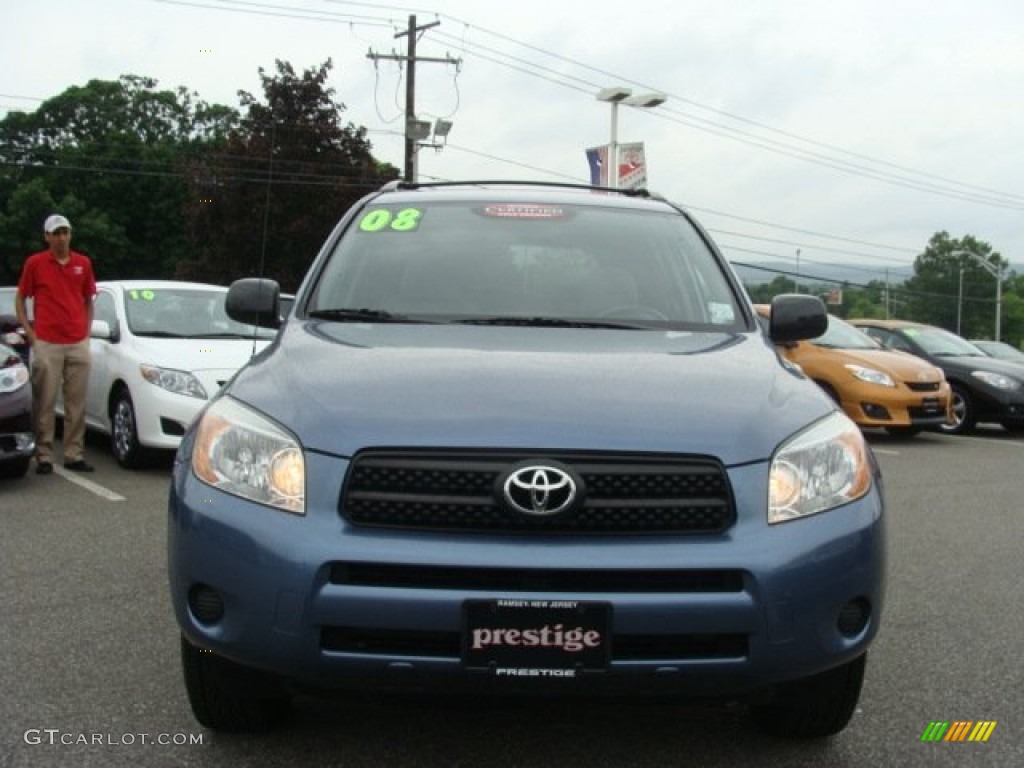 2008 RAV4 4WD - Pacific Blue Metallic / Ash photo #2
