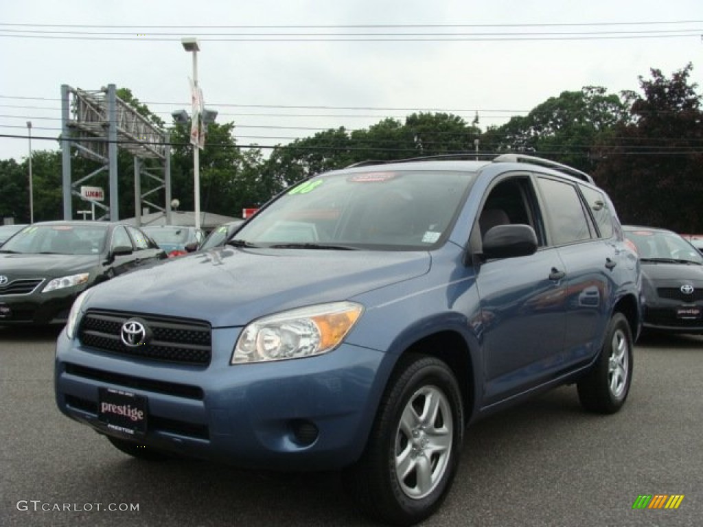 2008 RAV4 4WD - Pacific Blue Metallic / Ash photo #3