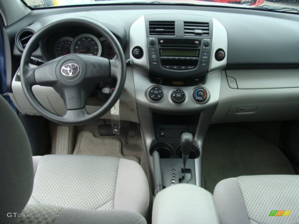 2008 RAV4 4WD - Pacific Blue Metallic / Ash photo #9