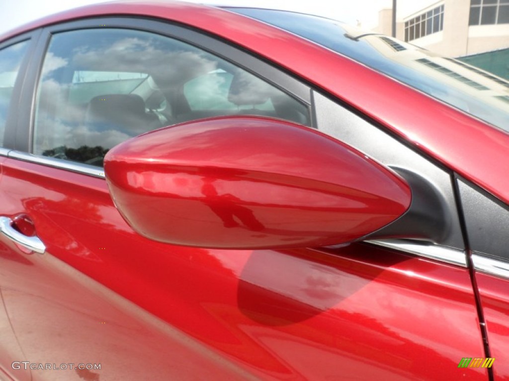 2011 Sonata SE 2.0T - Venetian Red / Black photo #16