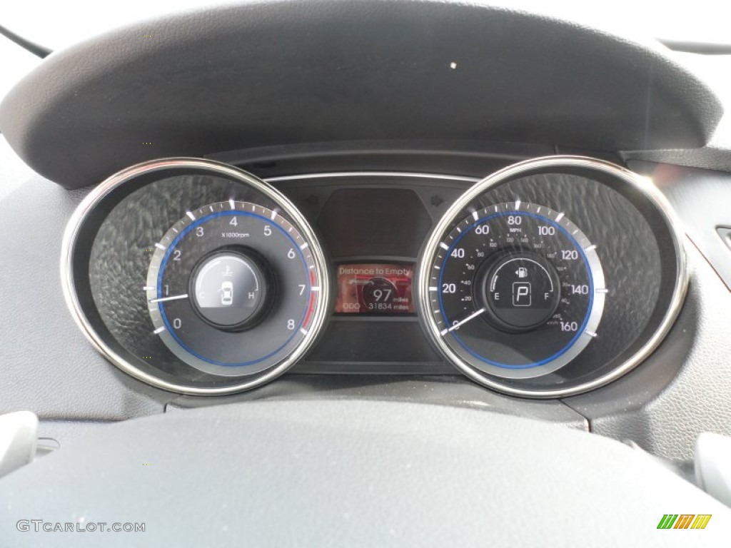2011 Sonata SE 2.0T - Venetian Red / Black photo #44