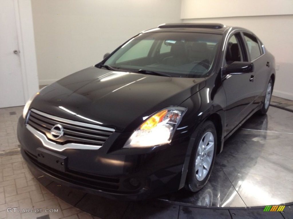 2009 Altima 2.5 SL - Super Black / Charcoal photo #1