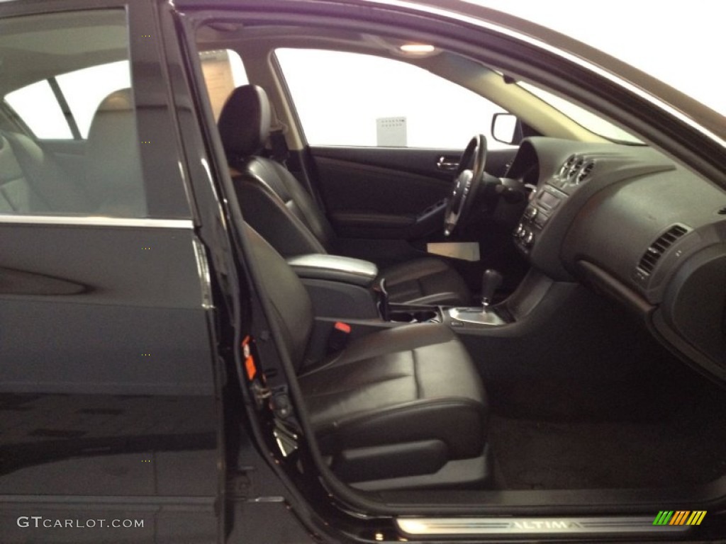 2009 Altima 2.5 SL - Super Black / Charcoal photo #9