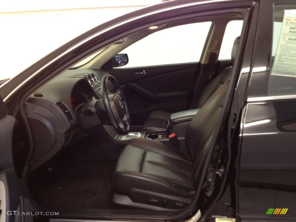 2009 Altima 2.5 SL - Super Black / Charcoal photo #10