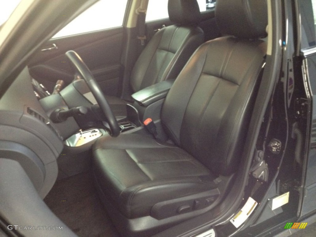 2009 Altima 2.5 SL - Super Black / Charcoal photo #13