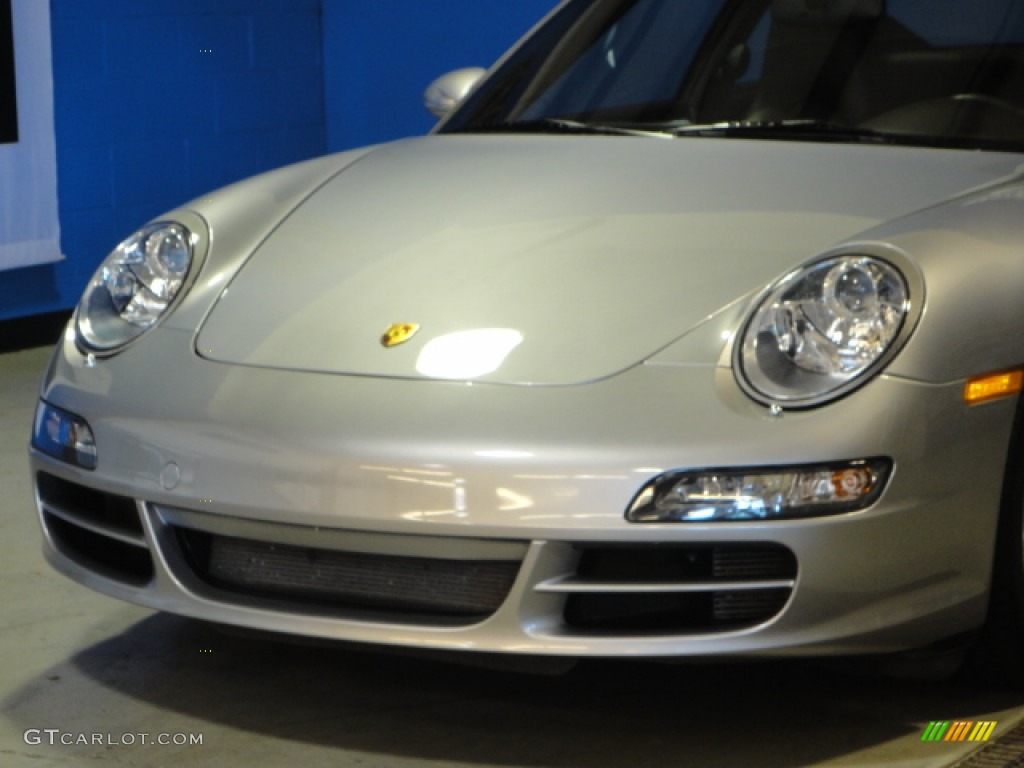 2008 911 Carrera S Coupe - GT Silver Metallic / Cocoa Brown photo #3