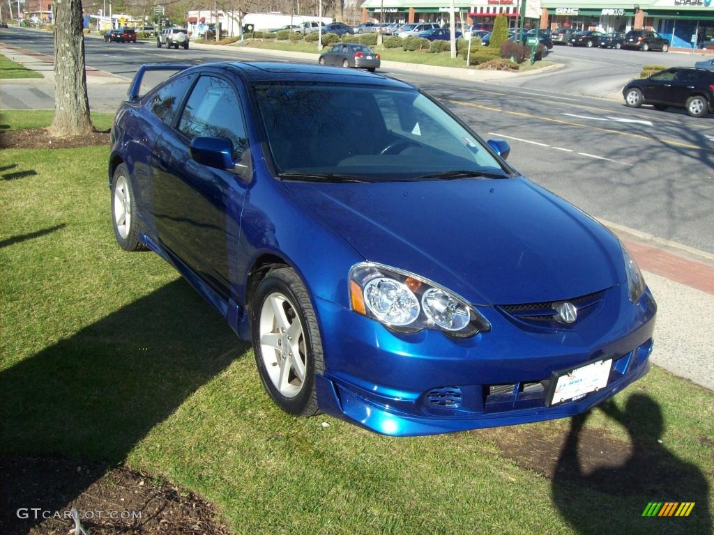 2004 RSX Type S Sports Coupe - Arctic Blue Pearl / Ebony photo #7