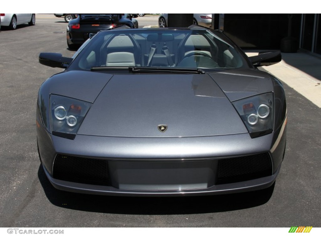 2006 Murcielago Roadster - Grigio Avlon (Grey) / Nero Perseus photo #8