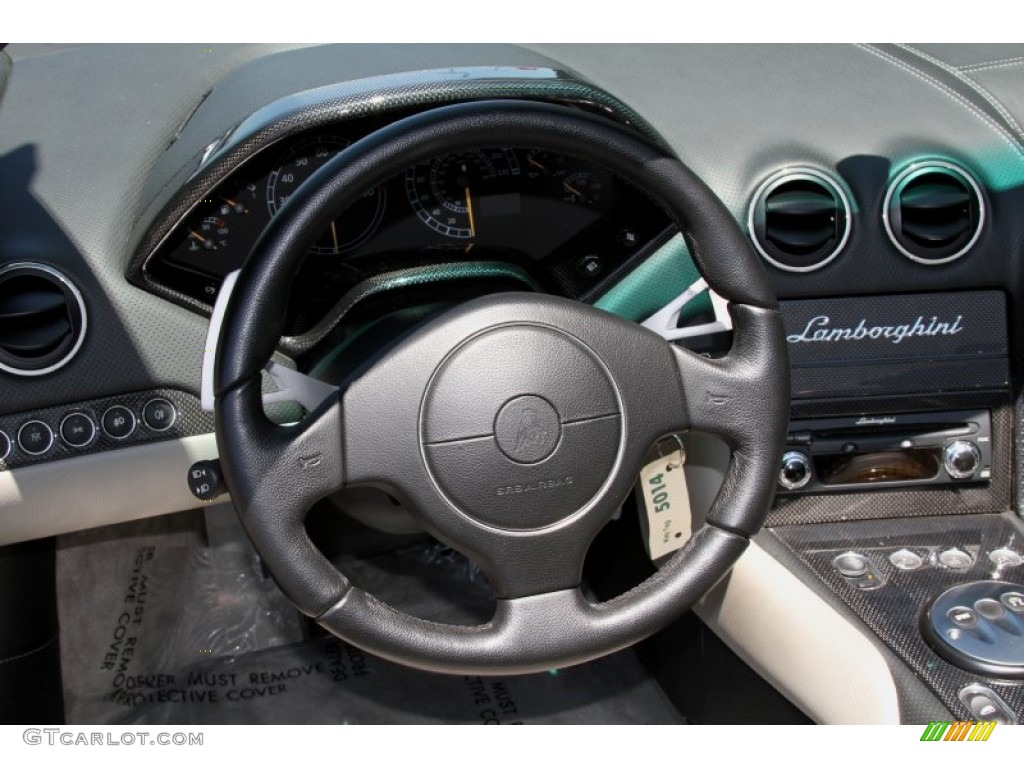 2006 Murcielago Roadster - Grigio Avlon (Grey) / Nero Perseus photo #17