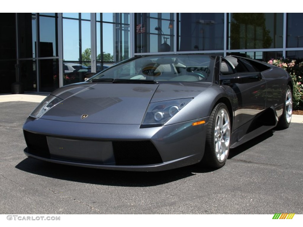 2006 Murcielago Roadster - Grigio Avlon (Grey) / Nero Perseus photo #34