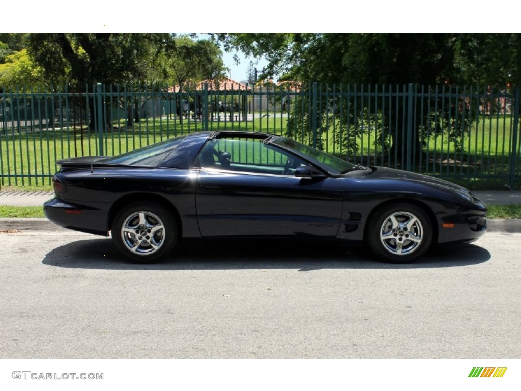 2002 Firebird Coupe - Navy Blue Metallic / Ebony Black photo #6
