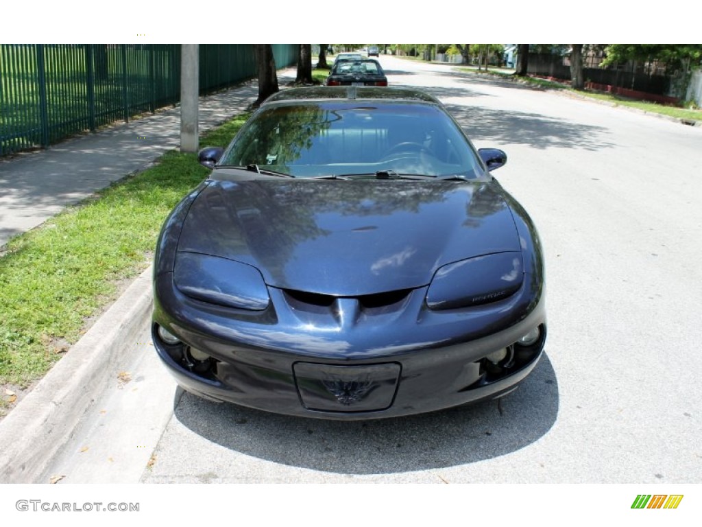 2002 Firebird Coupe - Navy Blue Metallic / Ebony Black photo #11