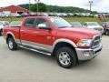 2011 Flame Red Dodge Ram 2500 HD Laramie Crew Cab 4x4  photo #7