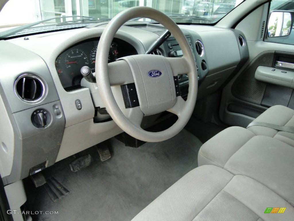 2004 F150 XLT SuperCrew 4x4 - Dark Shadow Grey Metallic / Dark Flint photo #12