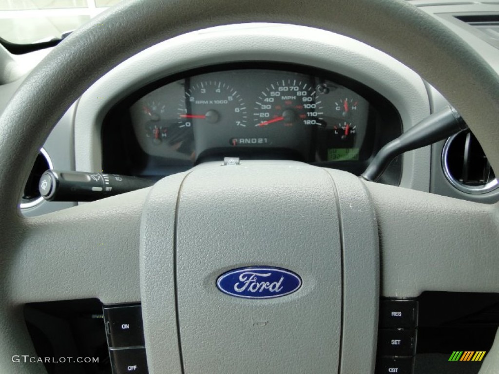 2004 F150 XLT SuperCrew 4x4 - Dark Shadow Grey Metallic / Dark Flint photo #16