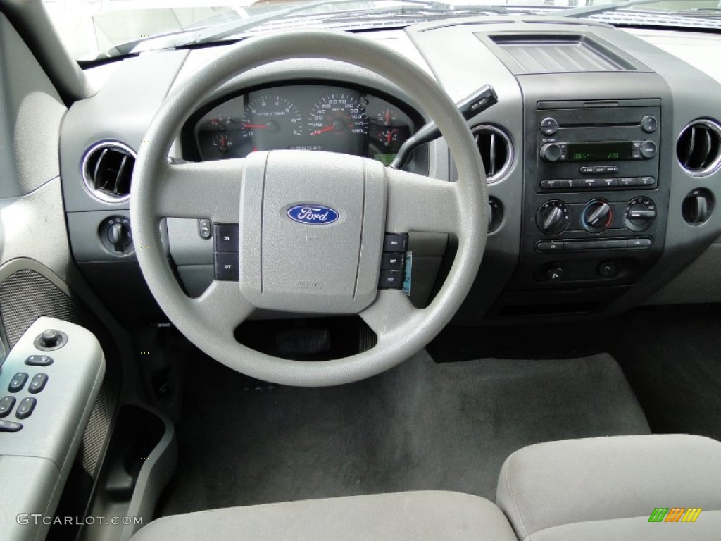 2004 F150 XLT SuperCrew 4x4 - Dark Shadow Grey Metallic / Dark Flint photo #19