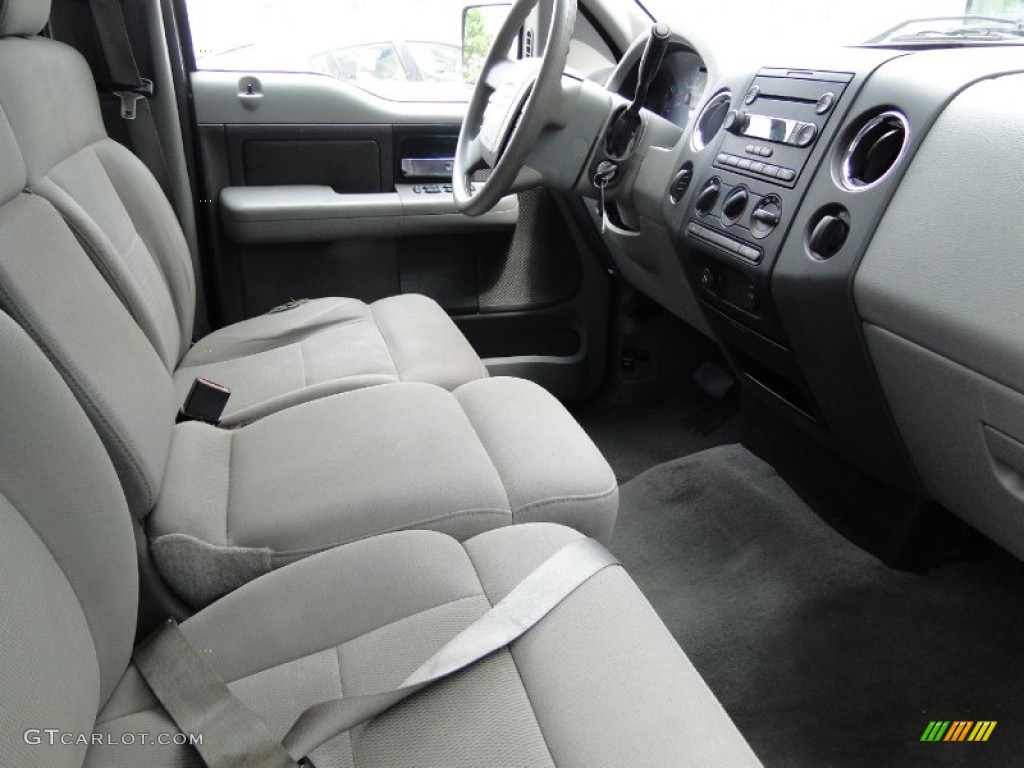 2004 F150 XLT SuperCrew 4x4 - Dark Shadow Grey Metallic / Dark Flint photo #22