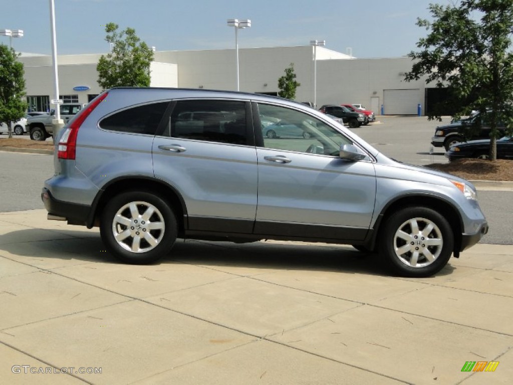 2007 CR-V EX-L - Glacier Blue Metallic / Gray photo #4