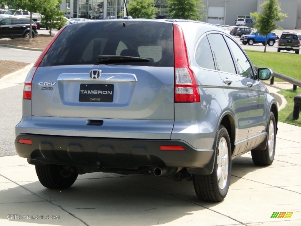 2007 CR-V EX-L - Glacier Blue Metallic / Gray photo #5