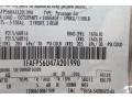 AQ: Arizona Beige Metallic 2007 Ford Taurus SEL Color Code