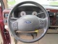 Tan 2005 Ford F250 Super Duty Lariat FX4 Crew Cab 4x4 Steering Wheel