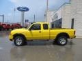 Screaming Yellow 2006 Ford Ranger XLT SuperCab 4x4 Exterior