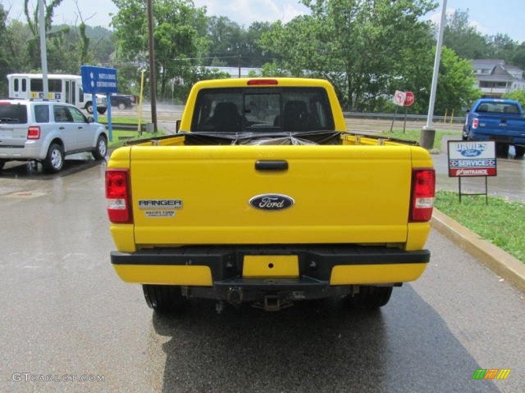 2006 Ranger XLT SuperCab 4x4 - Screaming Yellow / Medium Dark Flint photo #3