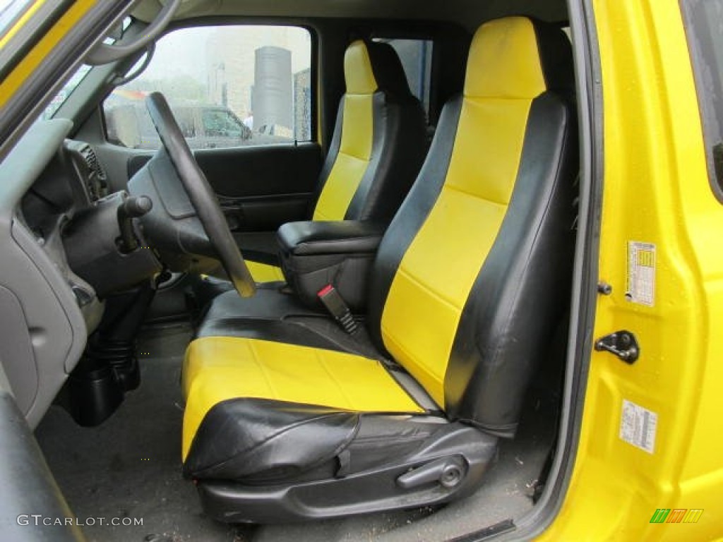 2006 Ranger XLT SuperCab 4x4 - Screaming Yellow / Medium Dark Flint photo #7