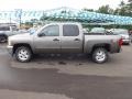 2012 Mocha Steel Metallic Chevrolet Silverado 1500 LT Crew Cab 4x4  photo #2