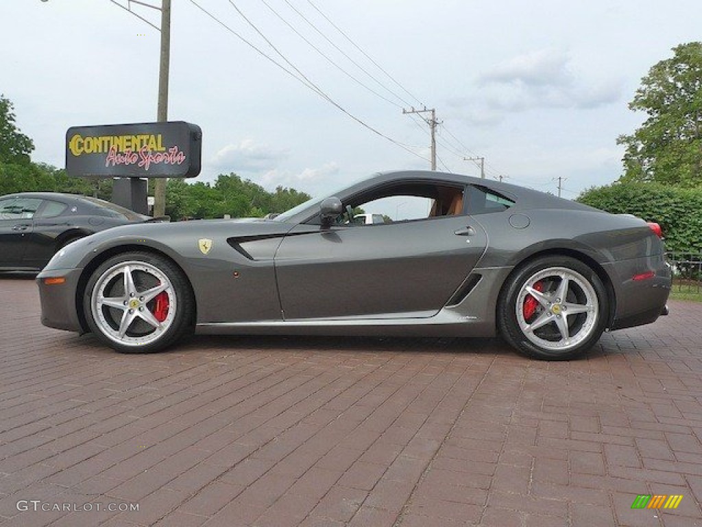 Grigio Silverstone (Dark Grey Metallic) 2007 Ferrari 599 GTB Fiorano Standard 599 GTB Fiorano Model Exterior Photo #66536211