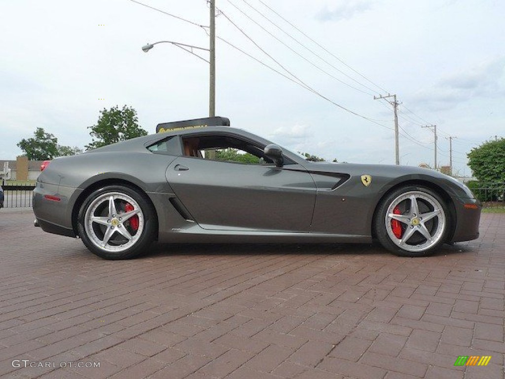 Grigio Silverstone (Dark Grey Metallic) 2007 Ferrari 599 GTB Fiorano Standard 599 GTB Fiorano Model Exterior Photo #66536274