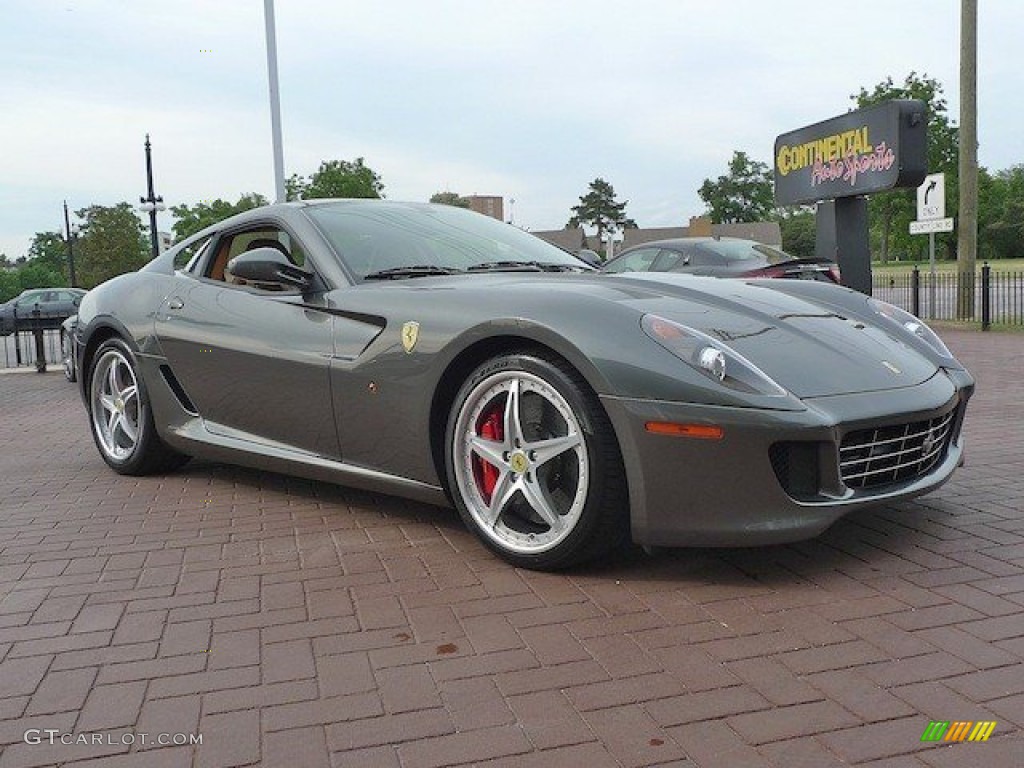 Grigio Silverstone (Dark Grey Metallic) 2007 Ferrari 599 GTB Fiorano Standard 599 GTB Fiorano Model Exterior Photo #66536283