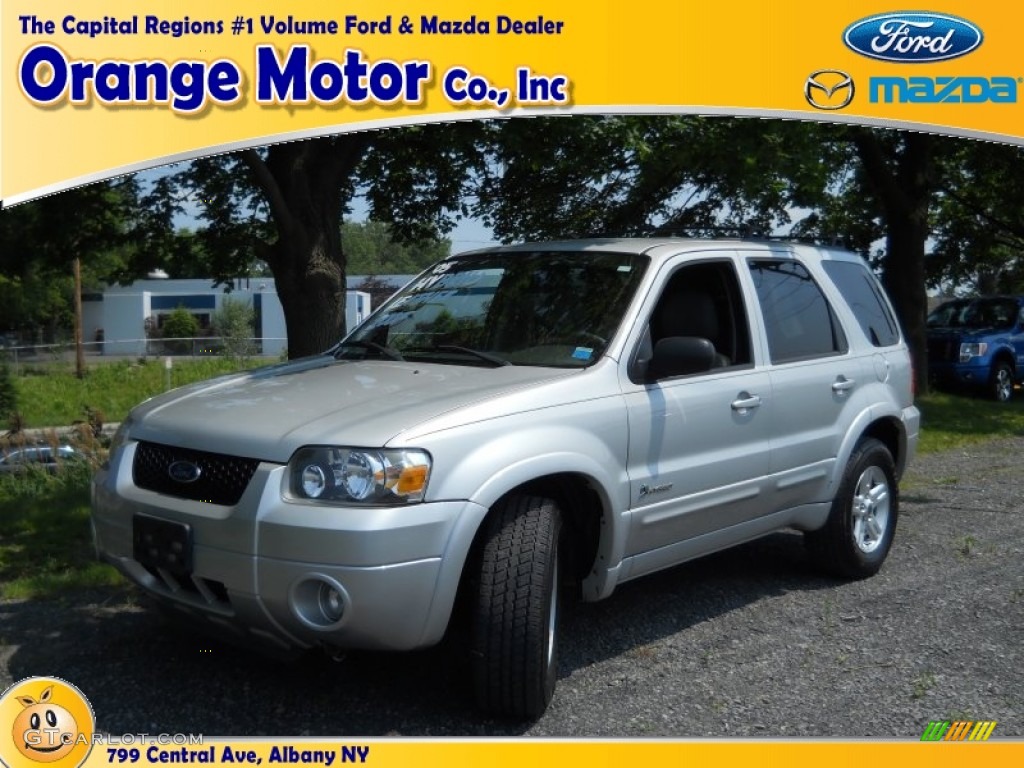 Silver Metallic Ford Escape