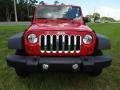 2011 Flame Red Jeep Wrangler Sport 4x4  photo #13