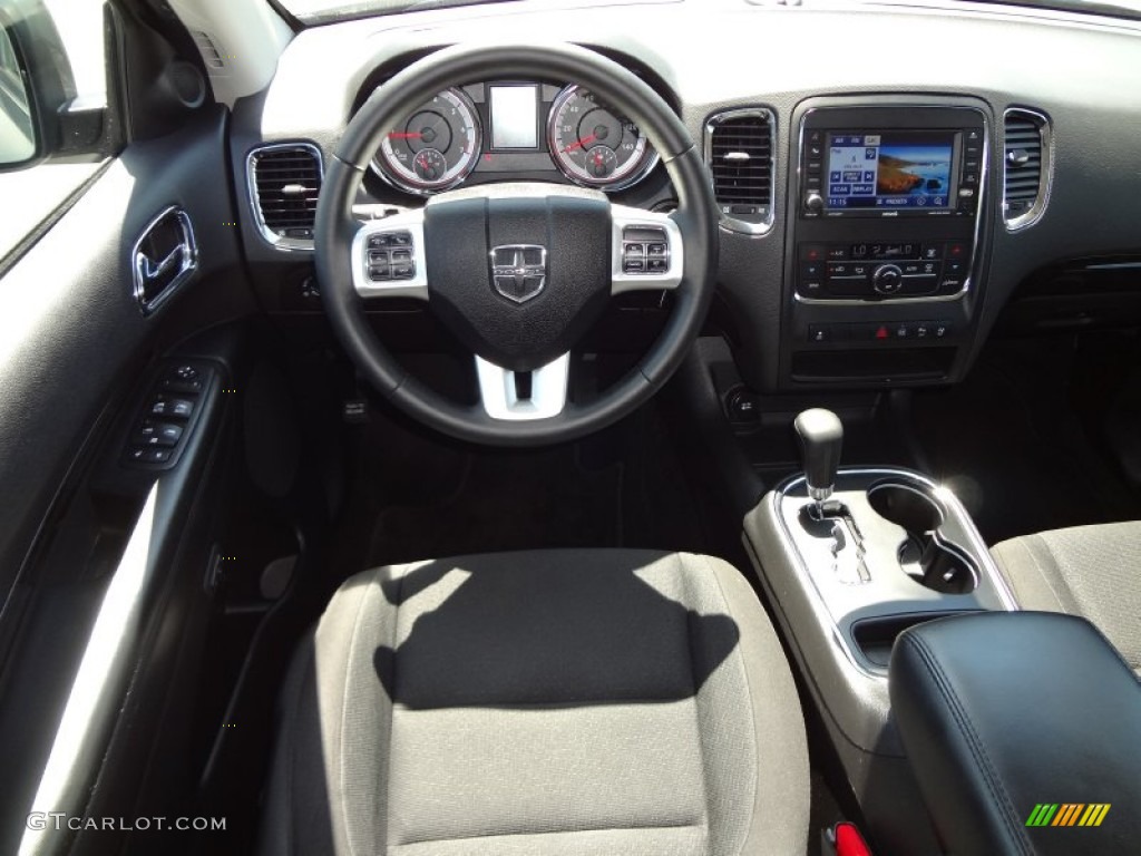 2012 Durango Crew - Mineral Gray Metallic / Black photo #7