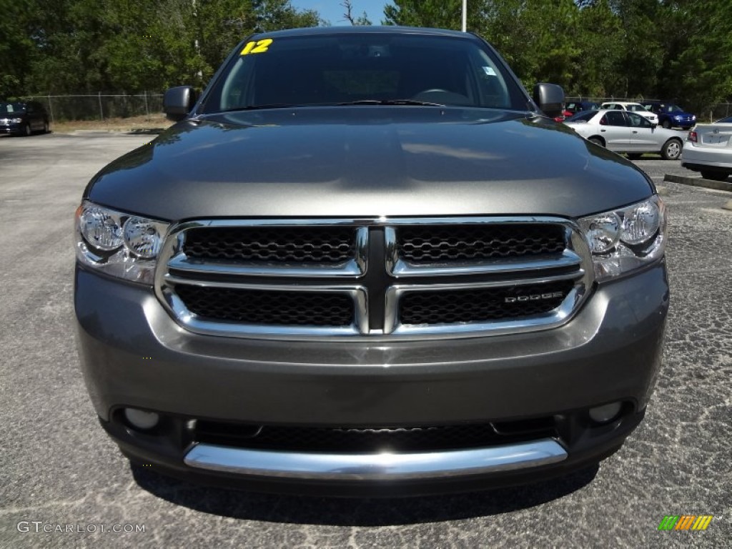 2012 Durango Crew - Mineral Gray Metallic / Black photo #15