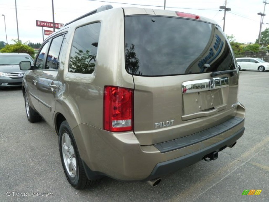 Mocha Metallic 2009 Honda Pilot EX-L 4WD Exterior Photo #66538653