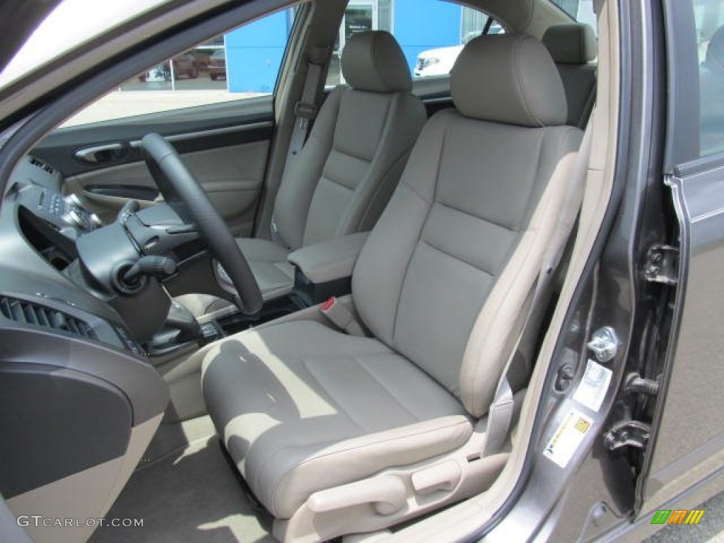 2009 Honda Civic EX-L Sedan Front Seat Photos
