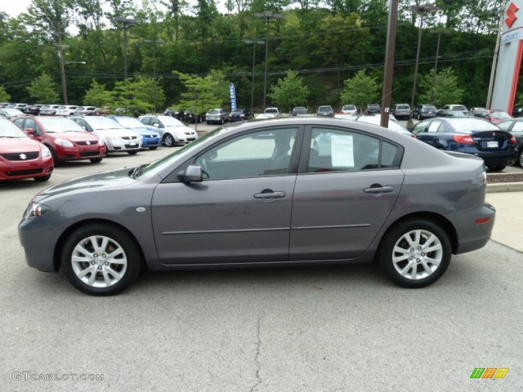 Galaxy Gray Mica 2008 Mazda MAZDA3 i Sport Sedan Exterior Photo #66539538